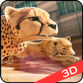 Cheetah 3D Wild Survival SIM Free icon