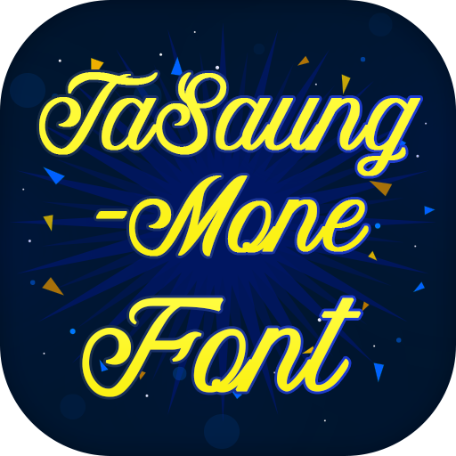 Myanmar TaSaungMone Font icon