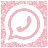 WhatsUp P!nk - Lite messenger on 9Apps