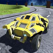 Racing Cartoon Car icon