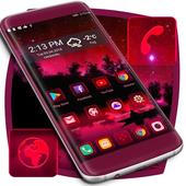 Hot Pink Night Launcher icon