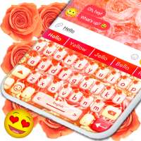 Rose Gold Keyboard 🌹 Golden Rose Keyboard Themes