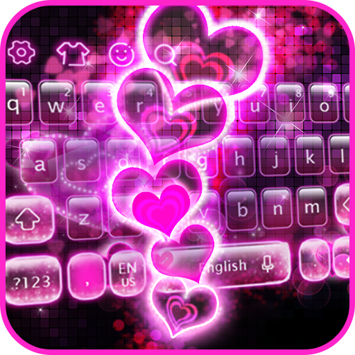 Sparkling Heart Keyboard Theme icon