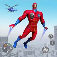 Police Robot Rope Hero Game 3d