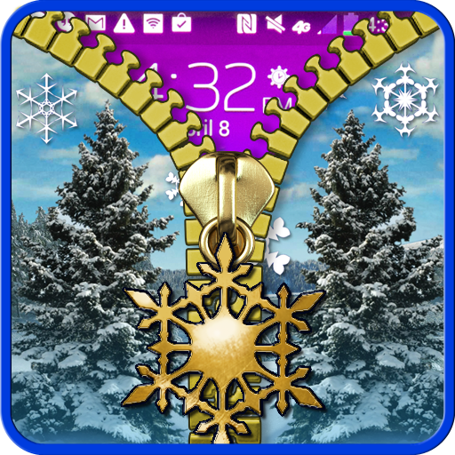 Winter lock screen. icon