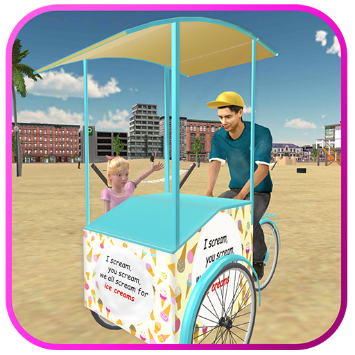 Beach Ice Cream Man Game icon
