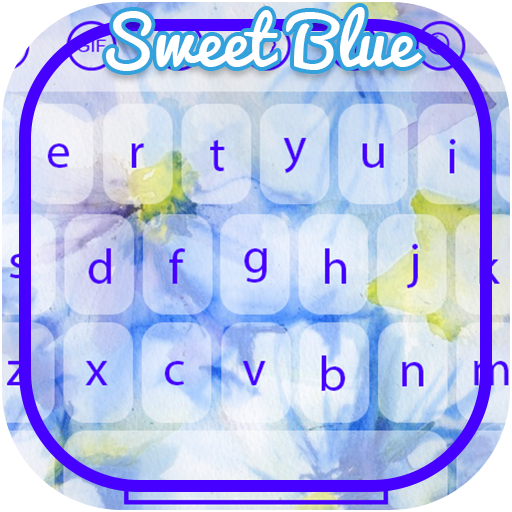 Sweet Blue Keyboard icon