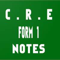 C.R.E form one notes
