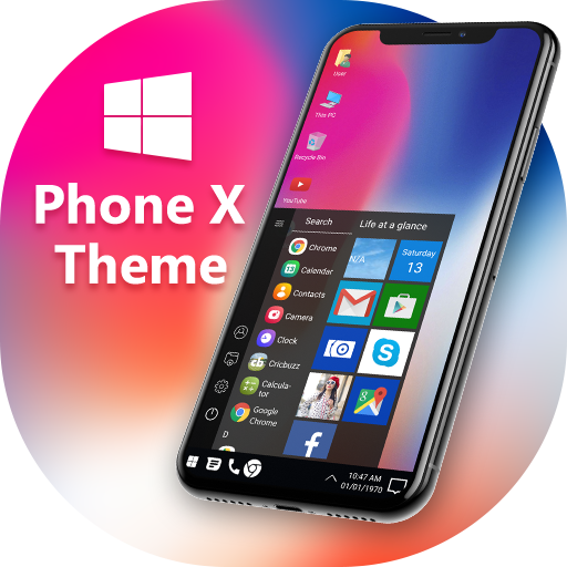 Phone X Theme For Computer Launcher icon