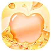 ikon Tema Keyboard Apple Kuning