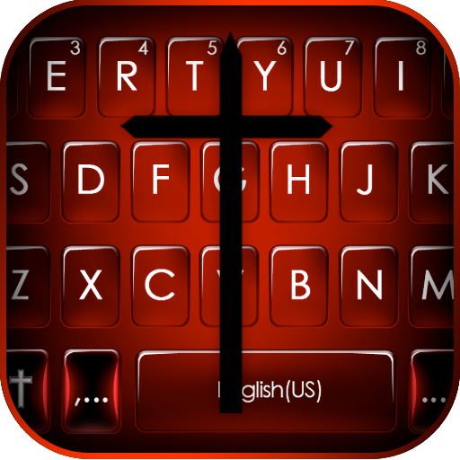 ikon Tema Keyboard Dark Cross