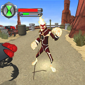 Ultimate Alien Ben fighter icon