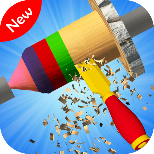 Woodturning 3D Lathe Simulator - Wood Turning icon