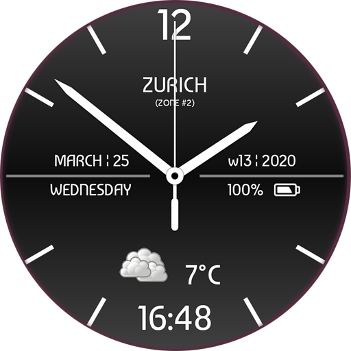 Analoge Wetteruhr Live Wallpaper icon
