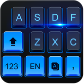 Cool Black Keyboard Theme &amp; Emoji icon