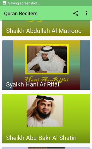 Murattal Quran 7 Famous Quran Reciters screenshot 1