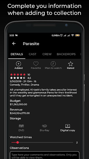 My Movies Collection screenshot 6