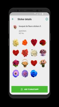 ستكيرز ورود و أزهار WAStickerApps 5 تصوير الشاشة
