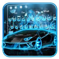 Neon Car Keyboard Theme