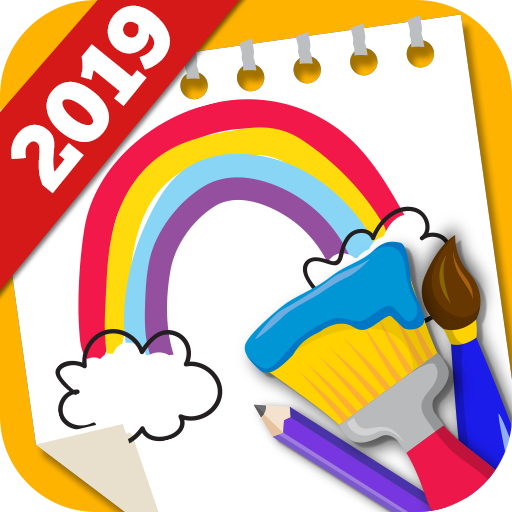 Kids Doodle - Movie Kids Paint أيقونة