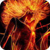 Hot girl live wallpaper icon