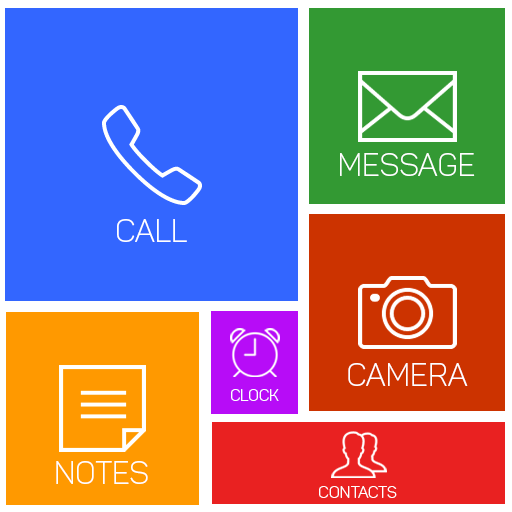 Metro Theme and Launcher icon