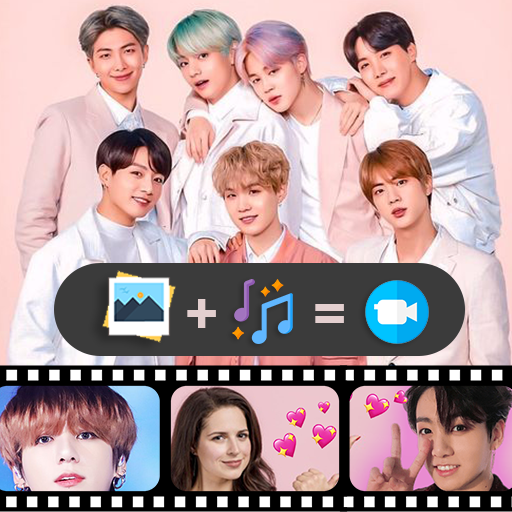 Bts Video Maker: Photo Slideshow With Music icon