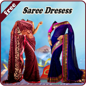 Saree Dresses Photo Montage icon