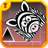 Geometry zebra dash