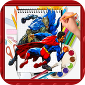 How To Draw Superheros icon
