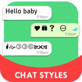 Chat Style For WhatsApp : Cool Font & Stylish Text