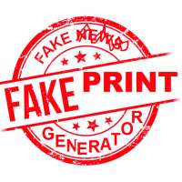 Fake Print Generator - For Social Networks
