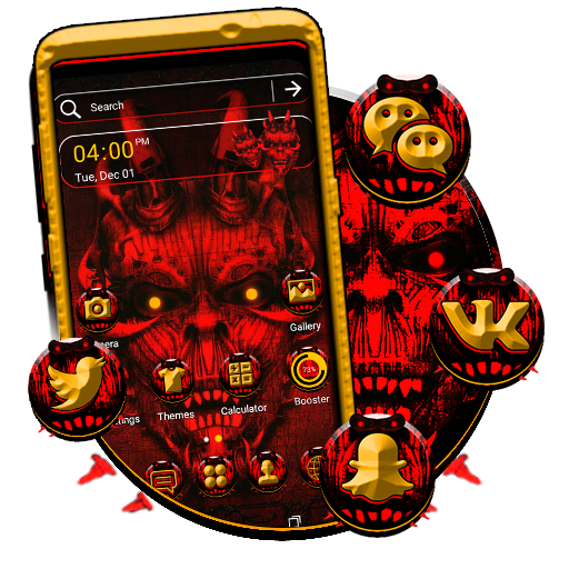Red Evil Launcher Theme icon