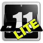 3D Animated Flip Clock BLACK