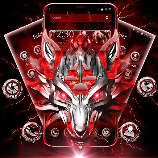 Metal Lighting Wolf Theme icon
