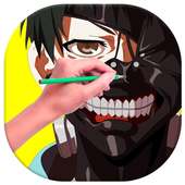 Draw all tokyo ghoul characters step by step on 9Apps