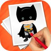 Mini superhero coloring game