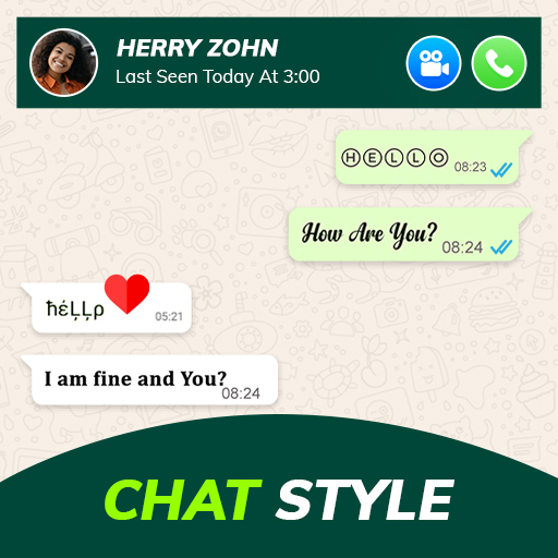 Chat Style - Stylish Font &amp; Keyboard For WhatsApp icon