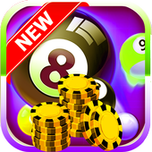 FREE  Coins pool billard prank icon