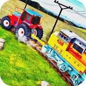 Tractor Pull towing Train - Trainline Rail Rush