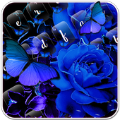 Blue Rose Keyboard icon