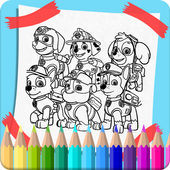 Kids Paw Coloring icon