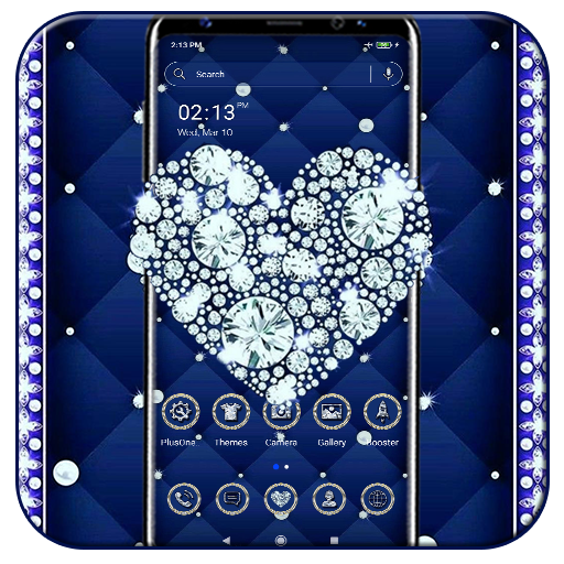 Diamond Heart Launcher Theme icon