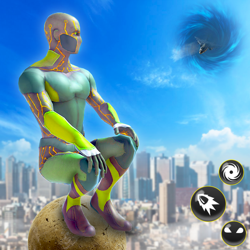 Black Hole Rope Hero Mafia - Crime City Vegas Game icon