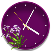 Flower Clock Live Wallpaper icon