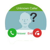 whos calling ? Unknown Caller icon