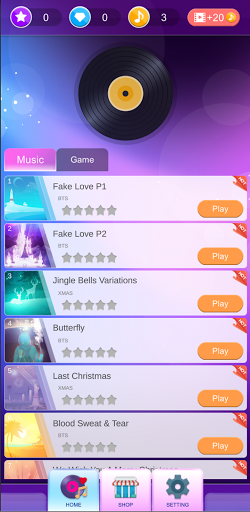 BTS Piano: Kpop Music Color Tiles Game! screenshot 1