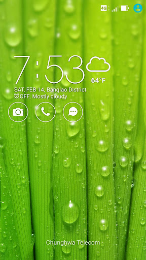 Fresh Green ASUS ZenUI Theme screenshot 1