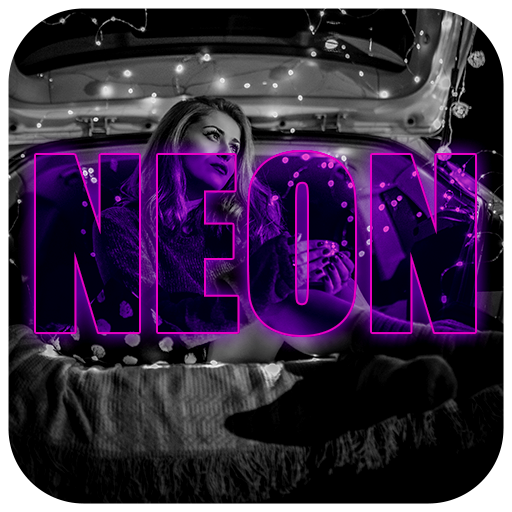 Neon Light Photo Editor - Neon Photo Editor icon