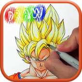 How to Draw DBZ Characters on 9Apps